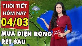 Dự báo thời tiết: Mưa rả rích ngày đêm trước khi đón đợt không khí lạnh mạnh