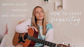 songwriting Q&A: how i started, writer’s block & finding inspiration - my journey with songwriting