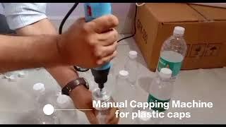 Hand held Electric Capping Machine for BISLERI caps