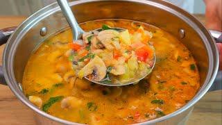 TOP 10 vegetable soup recipes! This soup is a powerful fat burner! Cleanse your body and lose weight