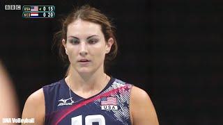 เคลลี เมอร์ฟี่ vs เนเธอร์แลนด์ รอบแรก โอลิมปิก 2016 Kelly Murphy vs Netherlands volleyball olympics