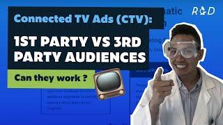 Connected TV Ads (CTV): Can they work? & 1st Party vs  3rd Party Audiences  - Directive R&D