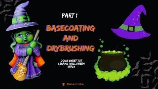 How to Drybrush Bisque Ceramics Dona Halloween Sweet Tots