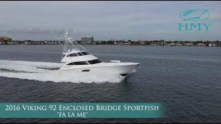 2016 Viking 92' Enclosed Bridge FA LA ME [Walkthrough] – For Sale with HMY Yachts