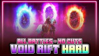 HARD: Void Rift - Full Run - ALL BATTLES! ⁂ Watcher of Realms