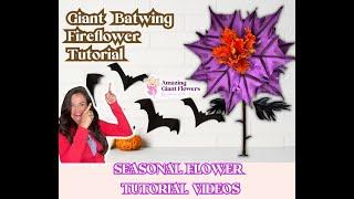 DIY Halloween Batwing Fireflower Decor (EASY & CHEAP)