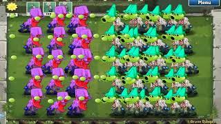 BucketHead Jalapeño Zombie Vs Conehead Peashooter Zombie Fight // Plants Vs Zombies