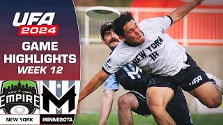 New York Empire at Minnesota Wind Chill | FULL GAME HIGHLIGHTS | July 12, 2024