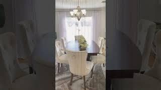 Luxury curtains at their finest#twopagescurtains #homedecor #diningroomdecor