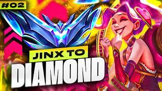 How to play Jinx in low Elo - Jinx Unranked to Diamond #2 | Jinx ADC Gameplay Guide