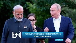 Indien verärgert Russland: Indische Munition landet in der Ukraine!