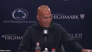 James Franklin shares a Penn State football injury update, previews UCLA in weekly press conference