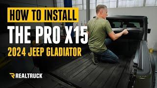 How to Install Truxedo Pro X15 Soft Roll Up Tonneau Cover on a 2024 Jeep Gladiator