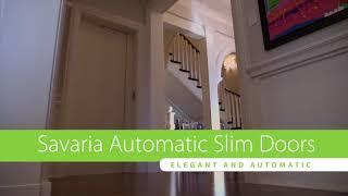 Savaria Automatic Slim Doors for MRL Home Elevators | Home Elevator of Houston