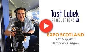 Make A Free Elevator Pitch Video At EXPO Scotland in Tosh Lubek Productions Video Booth