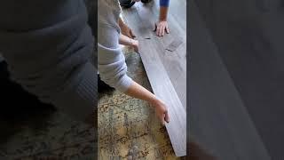 How to install ProCore Waterproof Interlocking Luxury Vinyl Plank Flooring - Quick TIP!