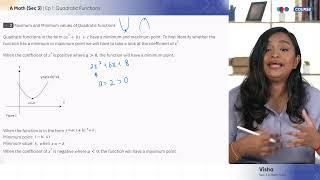 Snapask Regular Class | Sec 3 A Math Visha Lesson Snippet