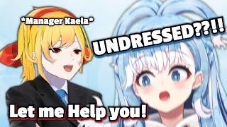 MANAGER KAELA HELP KOBO AND ZETA UNDRESSED???!!!! 