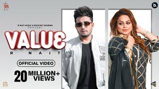 Value (Official Video) | R Nait | Gurlez Akhtar | Laddi Gill | Tru Makers | New Punjabi Song 2022