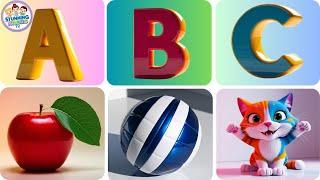 Nursery Rhyme ABC Song  |  A to Z Learning for Toddlers | Kids Song | Stunning Kiddies Tv,