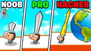 NOOB vs PRO vs HACKER | In Sword CutRun | With Oggy And Jack | Rock Indian Gamer |