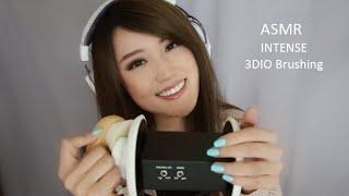 ASMR INTENSE 3DIO BRUSH SOUNDS!!!