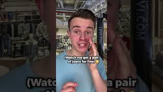 Levi’s Free Jeans Hack!  #savemoney #levis #levisjeans