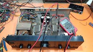 Audio amplifier repair