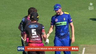 Brave victorious in QT! | Brave v Volts | SHORT HIGHLIGHTS | Dream11 Super Smash | John Davies Oval