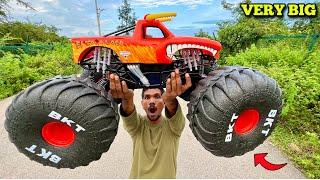 RC Jumbo Monster Jam Mega EL Toro Car Unboxing & Testing  - Chatpat toy tv