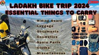 Essential Things to Carry for Ladakh Spiti and Zanskar BikeTrip Plan 2024 |जरुरी चीज़े जो आपको चाहिए