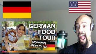 American Reacts To German Food Tour in Munich Germany Ultimate Guide  | German Video