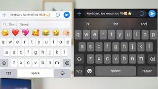 KEYBOARD IPHONE EMOJI IOS 16 FOR ANDROID