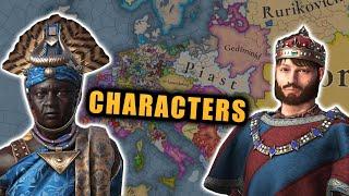 Characters and Dynasties system in EU5 | 3D MODELS CONFIRMED