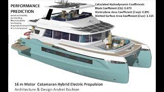 16 m Motor  Catamaran Hybrid Electric Propulsion  Architecture & Design Andrei Rochian