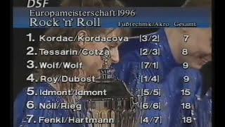 ACROBATIC ROCK'N'ROLL European championship 1996.