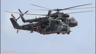 Czech Air Force Mi-35 + Mi-17 Combat Search and Rescue Demo (CSAR) Texel Airshow 2018 (EHTX)