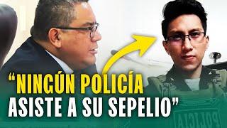 Santiváñez prohíbe que policías asistan al entierro de Darwin Condori: "No se le rinde ningún honor"