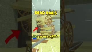 SO MANY HORSE CART?!  #roblox #deadrails