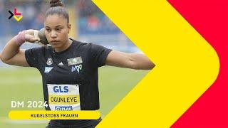 Yemisi Ogunleye feiert mit 19-Meter-Stößen den ersten Meistertitel im Freien