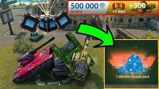 Tanki Online - Juggernaut Gold Box Montage #39 Opening Containers?! + Getting 1 Million Crystals!?