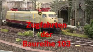 1000 Abonnenten -Special: Zugfahrten mit der BR 103 auf meiner MoBa