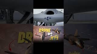 Can Drones Replace Fighter Jets? #shorts #shortvideo #trending #dronevideo #fighterjets #Military