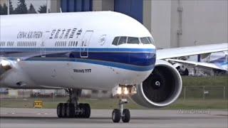 China Southern 777-300ER Test TakeOff & Landing w/ Dreamlifter @ KPAE Paine Field