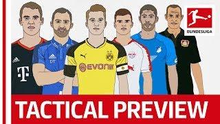 Bundesliga Preview With Bayern, Dortmund & Co - Top 6 Teams Analysed by Tifo Football