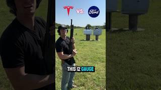 Ford vs. Tesla Bulletproof Testing