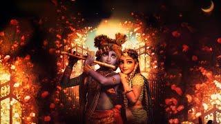 Beautiful Radha Krishna Motion background wallpaper with Meditative Music