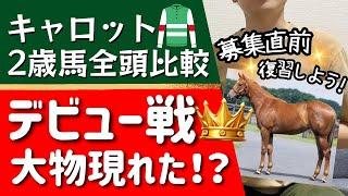 【競馬】【一口馬主】キャロットクラブ2024新馬戦の結果＆デビュー予定！２歳馬特集！