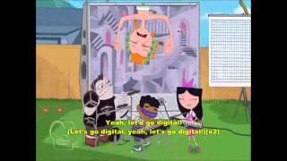 Phineas and Ferb-Let's Go Digital Lyrics(HD)