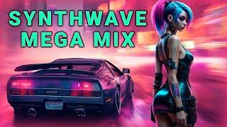 Dark Synthwave Back to 80s Mix 5 Hour of Music for Work or Study